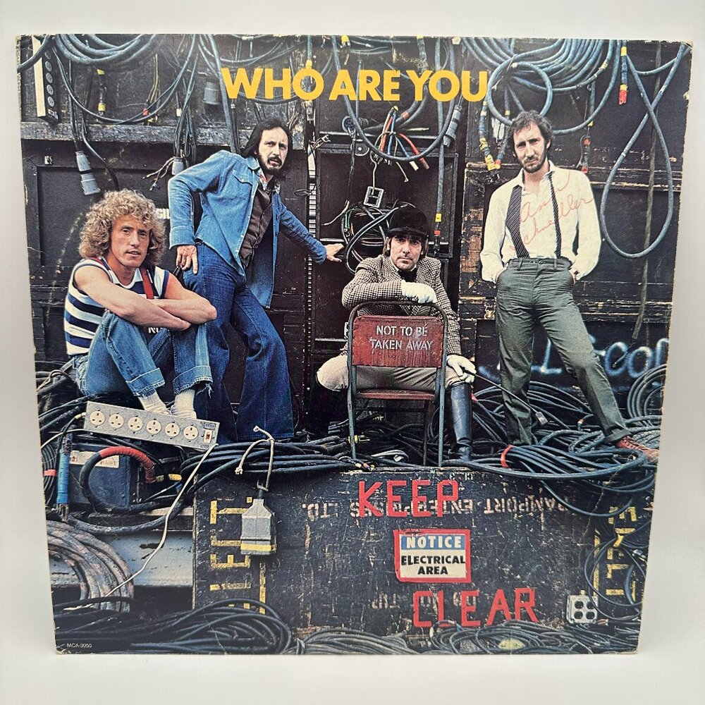 Who Are You - Vintage Vinyl LP Record by THE WHO 1978 - MCA Records